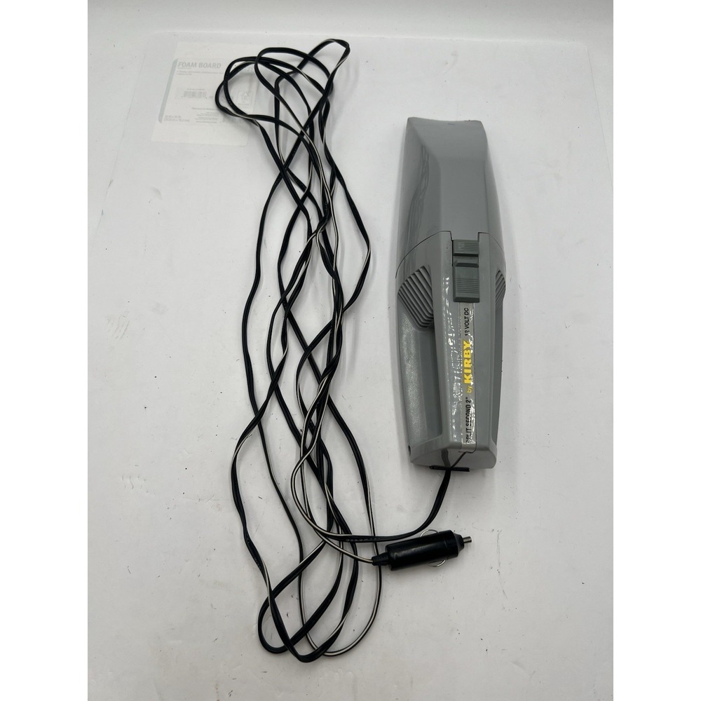 Kirby Split Second 2 Car Vacuum Model 2934 12V DC Tested Working Long Cord